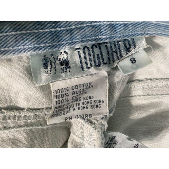 80s Together High Waist Beach Denim Mom Shorts - Picture 3 of 6